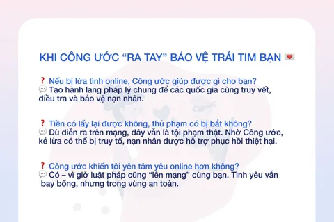 Khi Công ước "ra tay" bảo vệ trái tim