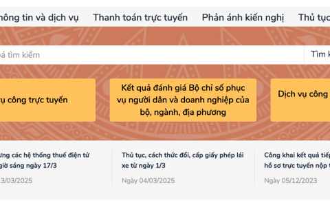 12 dịch vụ công thiết yếu có tỷ lệ trực tuyến tăng trong tháng 4
