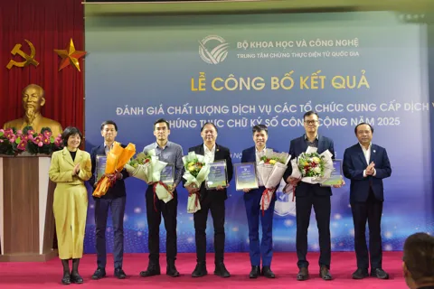 Công bố 5 doanh nghiệp có dịch vụ chứng thực chữ ký số tốt nhất năm 2025