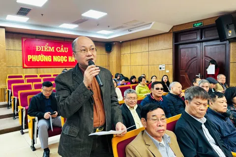 Cử tri Ba Đình, Ngọc Hà, Giảng Võ kiến nghị hàng loạt vấn đề dân sinh