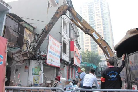 Phường Giảng Võ cơ bản hoàn thành công tác giải phóng mặt bằng đường Vành đai 1