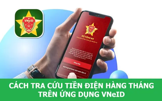 Cách tra cứu tiền điện hàng tháng trên ứng dụng VNeID