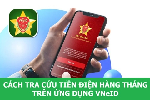 Cách tra cứu tiền điện hàng tháng trên ứng dụng VNeID