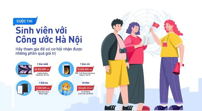 Xây dựng không gian mạng an toàn qua Cuộc thi "Sinh viên với Công ước Hà Nội"