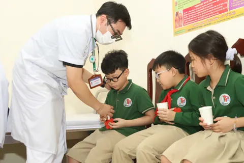 Phường Ba Đình diễn tập xử lý ngộ độc thực phẩm tại trường học
