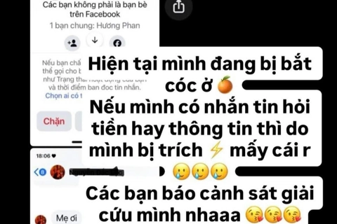 Cảnh báo lừa đảo giả mạo người thân bị bắt cóc trên Facebook