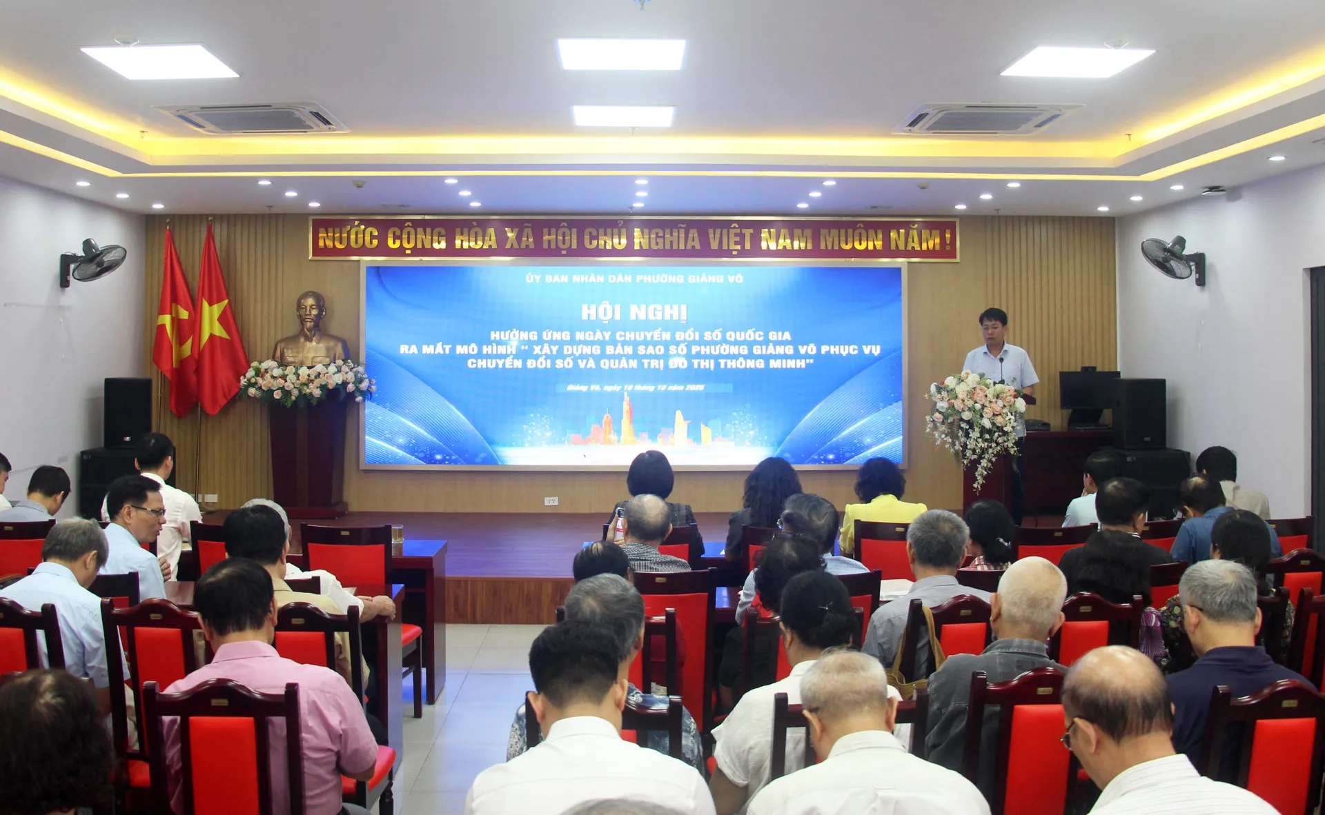 Phường Giảng Võ ra mắt “Bản sao số” phục vụ quản trị đô thị thông minh