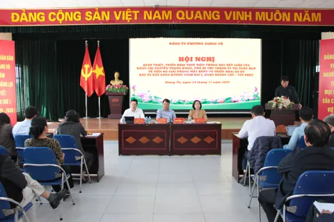 Phường Giảng Võ tập trung nguồn lực hoàn thành giải phóng mặt bằng đường Vành đai 1