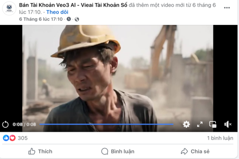 Cảnh báo khi mua tài khoản Veo 3 trôi nổi