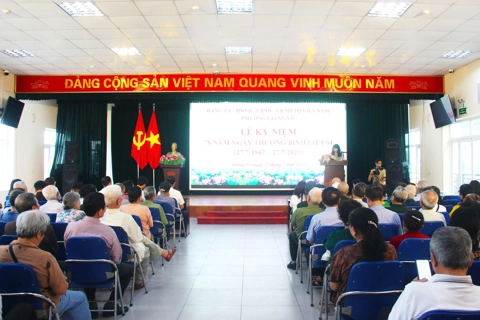 Phường Giảng Võ kỷ niệm 78 năm ngày Thương binh - Liệt sĩ