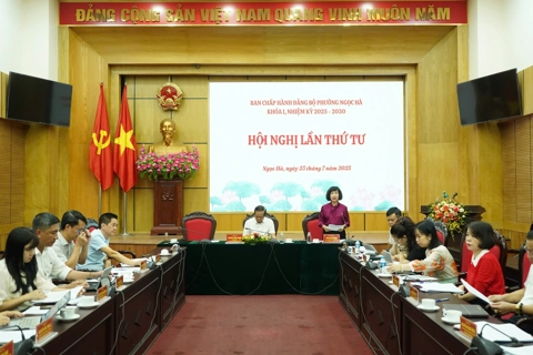 Ban Chấp hành Đảng bộ phường Ngọc Hà đề ra 9 mục tiêu phấn đấu trong năm 2025