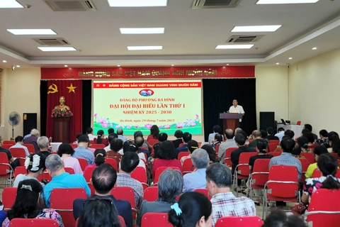 Quán triệt Nghị quyết Đại hội Đảng bộ phường Ba Đình lần thứ I