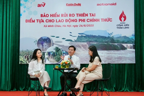 Tọa đàm "Bảo hiểm rủi ro thiên tai - điểm tựa cho lao động phi chính thức"