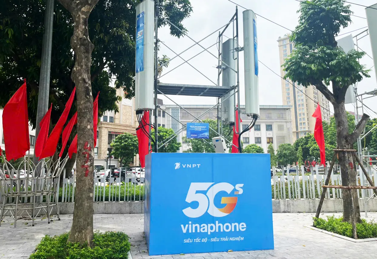 Lưu lượng 5G tăng cao, đáp ứng tốt nhu cầu của người dùng ngày Quốc khánh