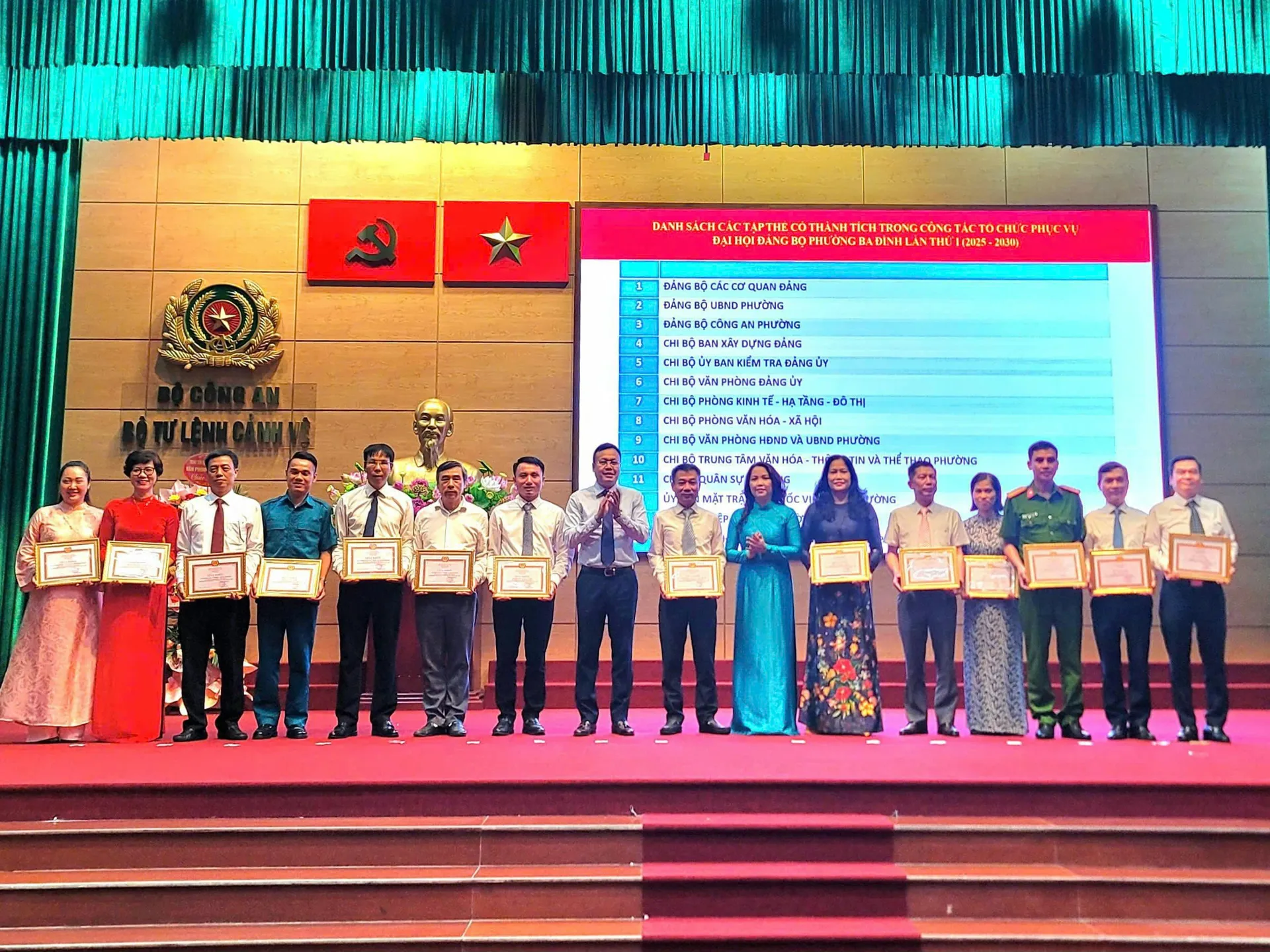 Phường Ba Đình: Xây dựng Đảng bộ và hệ thống chính trị đoàn kết, trong sạch, vững mạnh