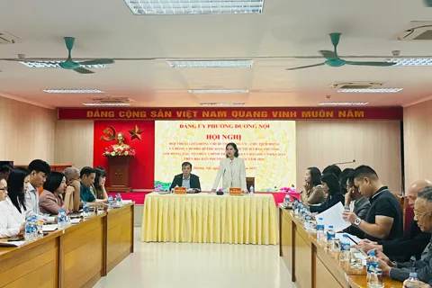 Thẳng thắn tháo gỡ vướng mắc về đất đai tại phường Dương Nội