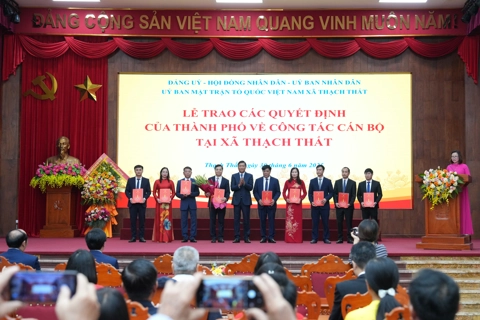 Ông Lê Minh Đức được chỉ định giữ chức Bí thư xã Thạch Thất
