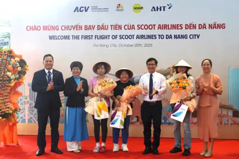 Khai trương đường bay trực tiếp Singapore - Đà Nẵng
