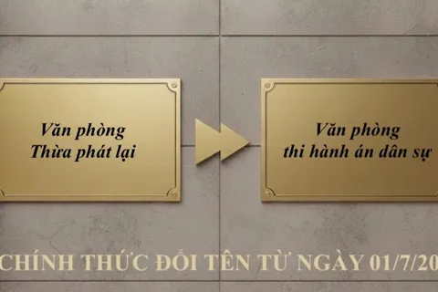 Chính thức đổi tên Văn phòng Thừa phát lại từ 1/7/2026: hoàn thiện thể chế thi hành án dân sự