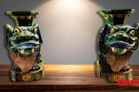 Đôi nghê cổ gốm Cây Mai - Di sản linh vật Nam Bộ và giá trị nguyên bản vượt thời gian