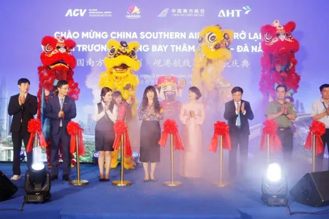 Đà Nẵng đón chuyến bay Thâm Quyến - Đà Nẵng của China Southern Airlines trở lại