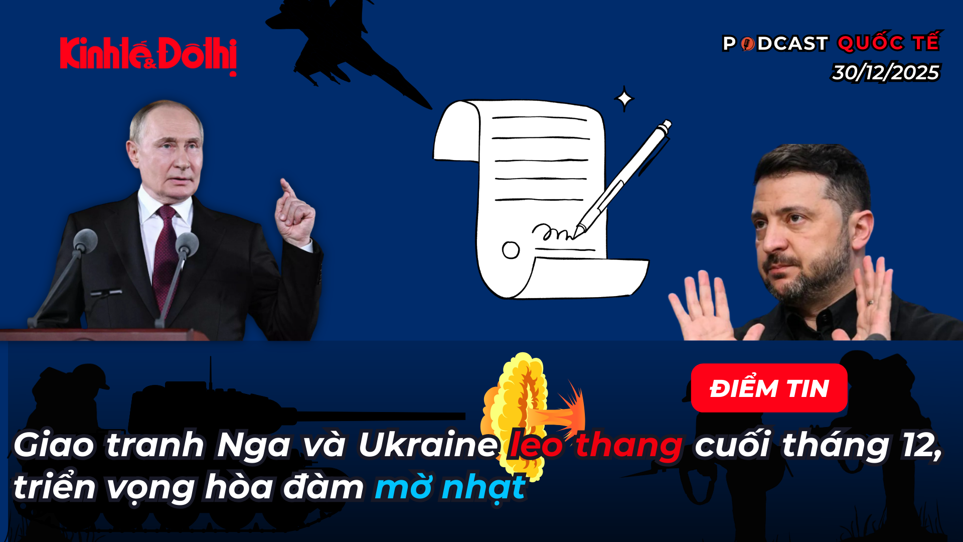 Điểm tin 30/12: Giao tranh Nga và Ukraine leo thang cuối tháng 12, triển vọng hòa đàm mờ nhạt
