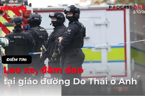 Điểm tin 3/10: lao xe, đâm dao tại giáo đường Do Thái ở Anh
