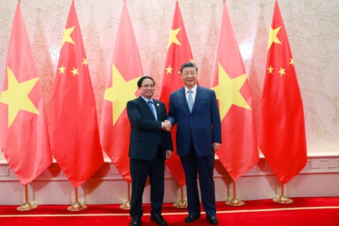 Thủ tướng Chính phủ Phạm Minh Chính hội kiến Tổng Bí thư, Chủ tịch nước Trung Quốc Tập Cận Bình
