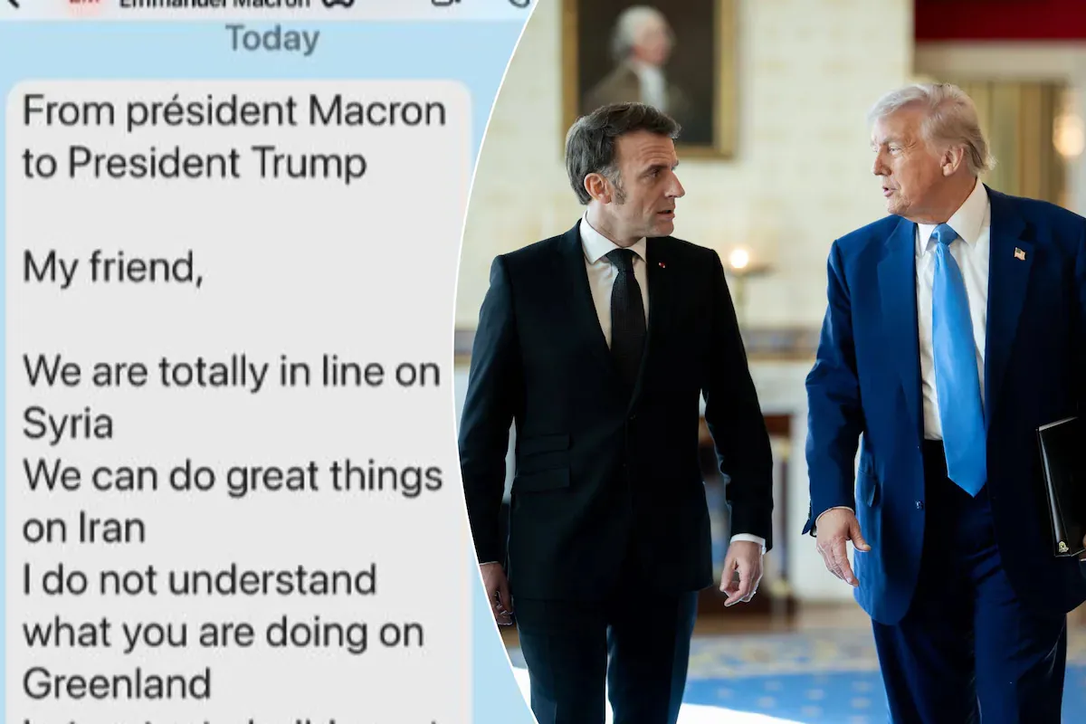 Ông Trump bất ngờ công khai tin nhắn riêng từ ông Macron, nhắc đến vấn đề Greenland