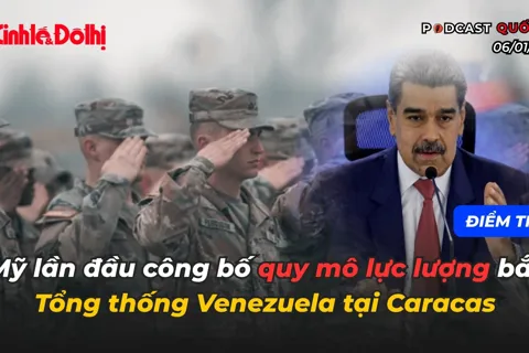 Điểm tin 06/01: Mỹ lần đầu công bố quy mô lực lượng bắt Tổng thống Venezuela tại Caracas
