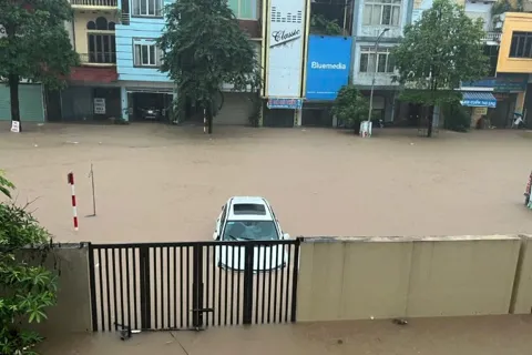 Thái Nguyên: mưa lớn kéo dài, gây ngập úng cục bộ