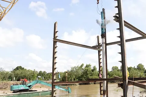 Đồng Tháp: động thổ hai công trình cống ngăn mặn hơn 130 tỷ đồng