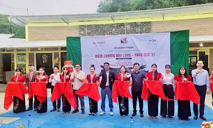 Điện Biên: khánh thành điểm trường Hạnh Phúc tại bản Lồng