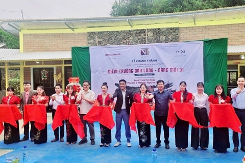 Điện Biên: khánh thành điểm trường Hạnh Phúc tại bản Lồng