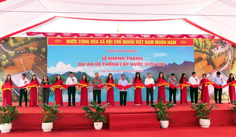 Tỉnh Tuyên Quang: khánh thành các công trình trọng điểm chào mừng kỷ niệm 80 năm Quốc khánh