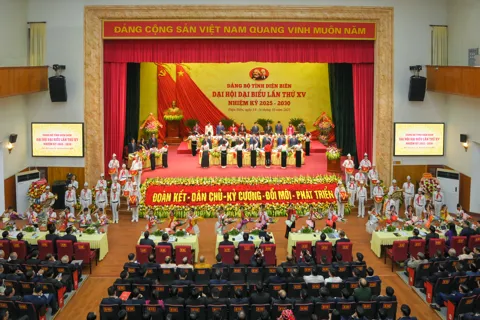 Khai mạc Đại hội đại biểu Đảng bộ tỉnh Điện Biên lần thứ XV, nhiệm kỳ 2025 – 2030