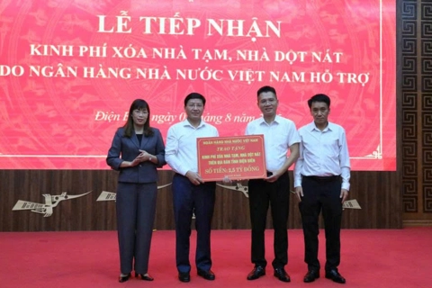 Điện Biên: tiếp nhận 2,5 tỷ đồng hỗ trợ chương trình xóa nhà tạm, nhà dột nát
