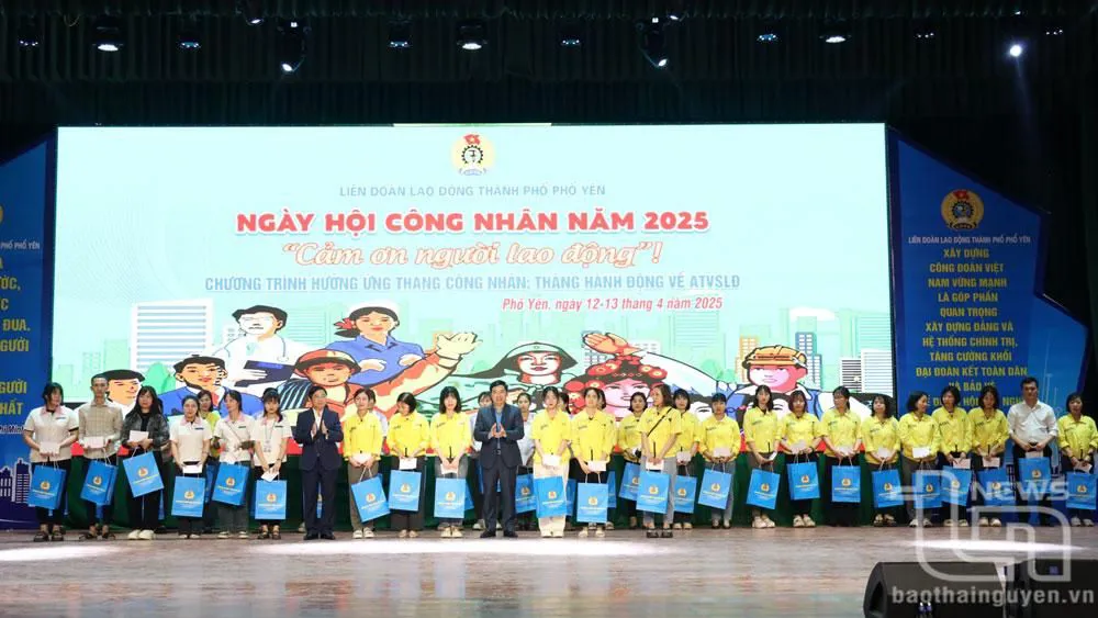 Thái Nguyên: sôi nổi ngày hội tôn vinh người lao động