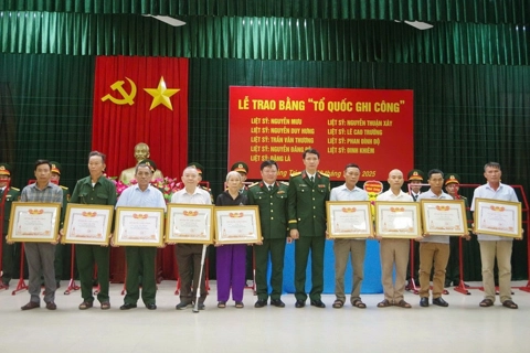 Quảng Trị: truy tặng Bằng “Tổ quốc ghi công” cho 9 liệt sĩ hy sinh trong kháng chiến chống Pháp