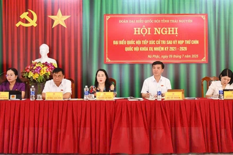 Thái Nguyên: Đoàn đại biểu Quốc hội tiếp xúc cử tri 15 xã phía Bắc