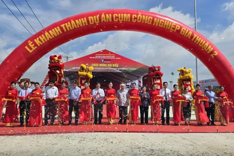 Đồng Tháp khánh thành cụm công nghiệp Gia Thuận 2