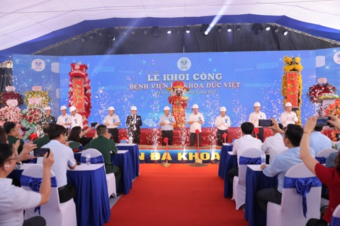 Khởi công Bệnh viện Đa khoa Đức Việt: Công trình y tế trọng điểm tại cửa ngõ phía Tây Hà Nội