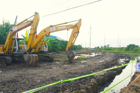 Tuyến ống bờ khí Lô B - Ô Môn tại Cần Thơ được khởi công