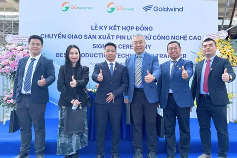 GGI và Goldwind hợp tác sản xuất pin lưu trữ năng lượng