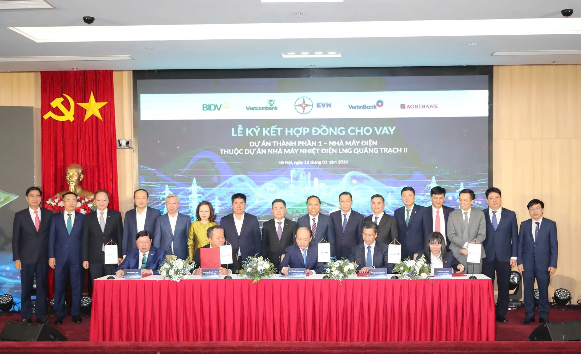 Ký hợp đồng cho vay Dự án thành phần 1 LNG Quảng Trạch II