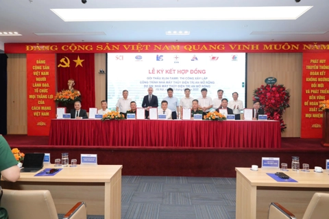Thi công xây lắp công trình Nhà máy thủy điện Trị An mở rộng: EVN ký với Liên danh trúng thầu thực hiện Gói thầu XL04-TAMR