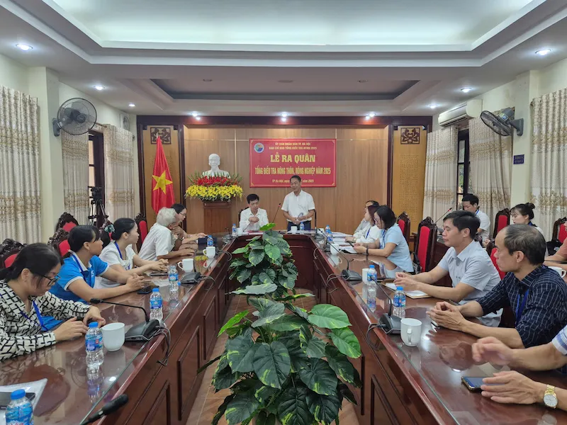 Hà Nội: Tổng điều tra nông thôn, nông nghiệp năm 2025 đảm bảo chất lượng, tiến độ
