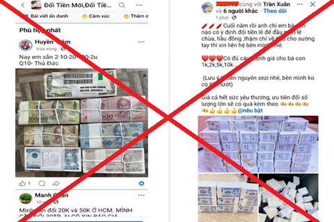 Dịch vụ đổi tiền lẻ, phí cao, rủi ro trực chờ