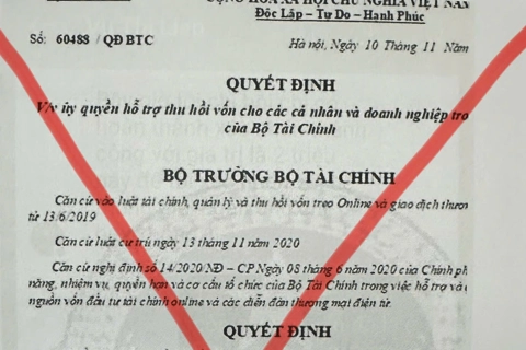 Giả danh Bộ Tài chính “thu hồi tiền lừa đảo”
