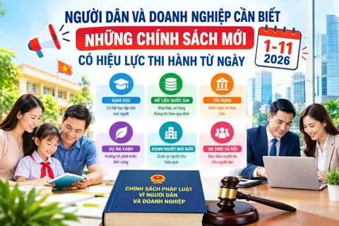 Người dân và doanh nghiệp cần biết những chính sách mới có hiệu lực từ ngày 1-11